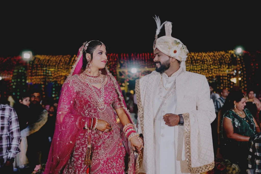 Shefali and Ajay arriving together
